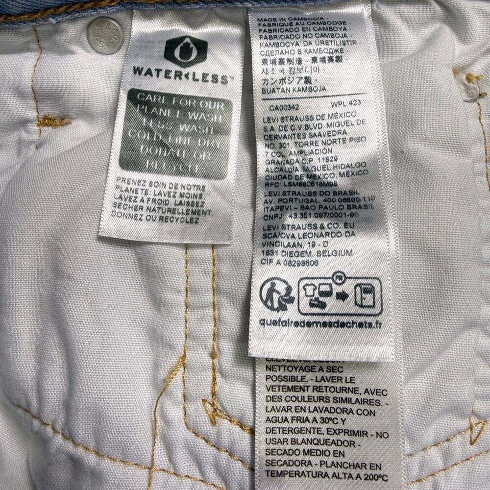 Levi’s 501 Original Jean Shirts In Ojai Top Size 29 - Picture 8 of 12